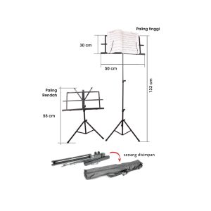 Adjustable Folding Music Stand - 可折叠 / 升降乐谱架
