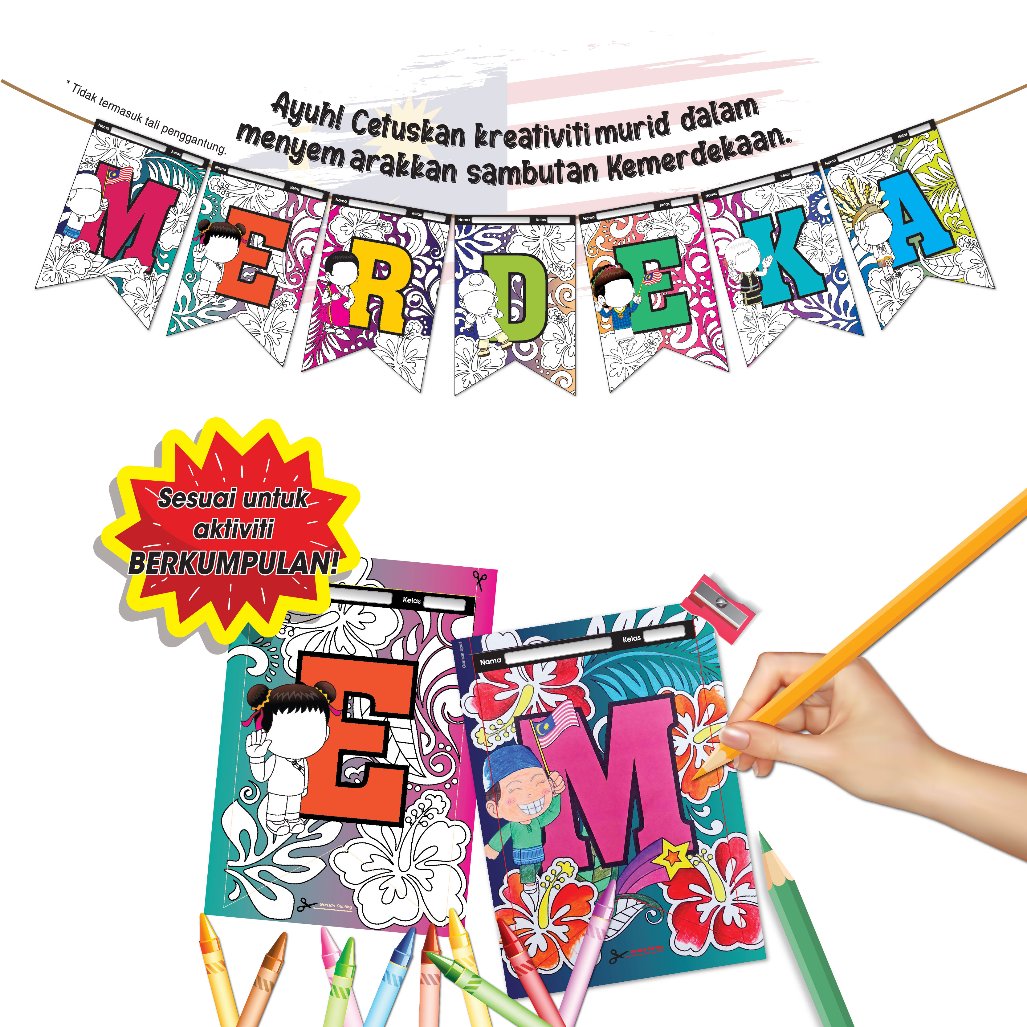 Hiasan Gantung Keceriaan Merdeka - Image 2