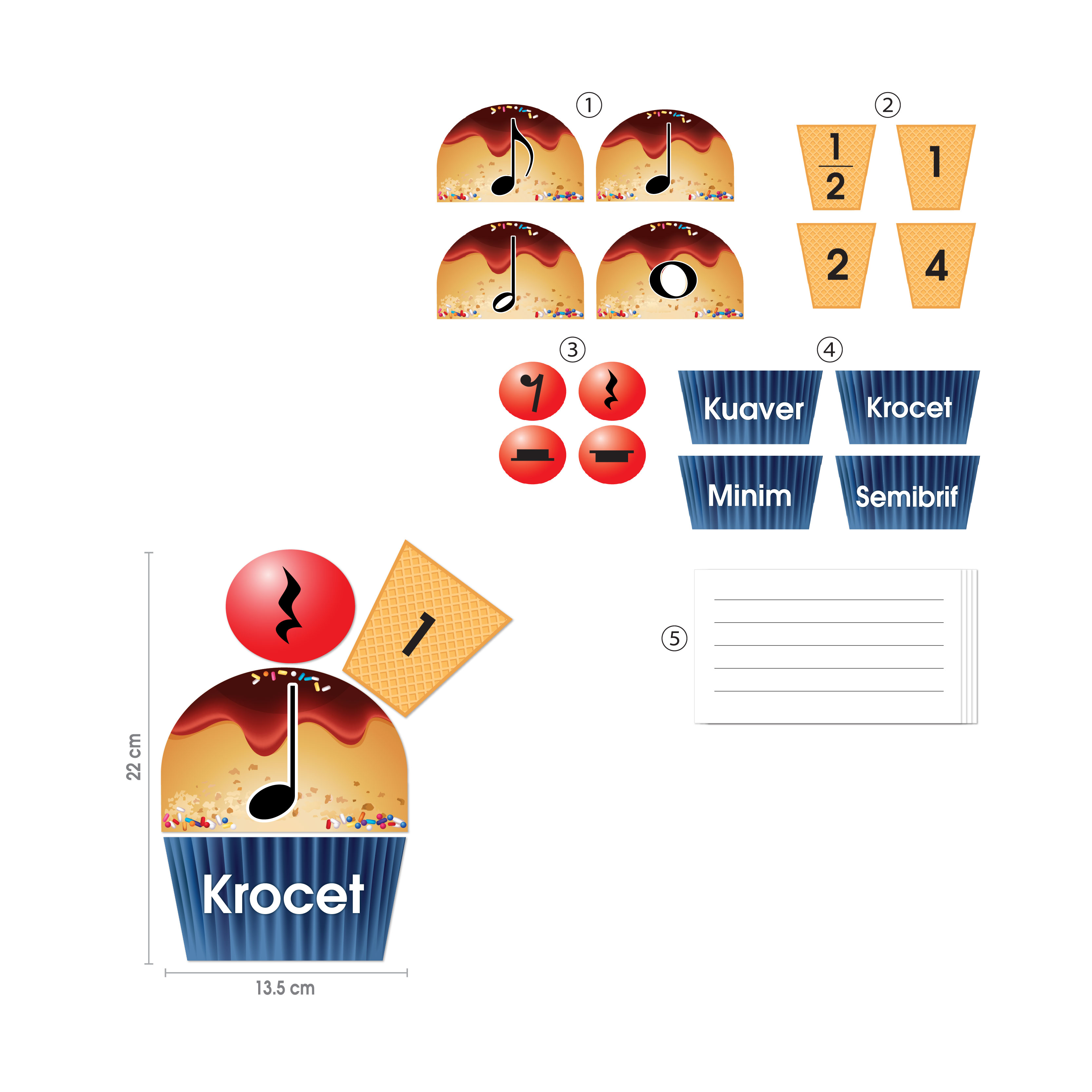 Permainan Kek Cawan Ceri