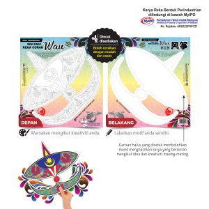 Seni Kraf Reka Corak Wau - 手工艺风筝