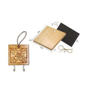 Seni Ukiran Penyangkut Bunga - 雕刻艺术花卉挂钩