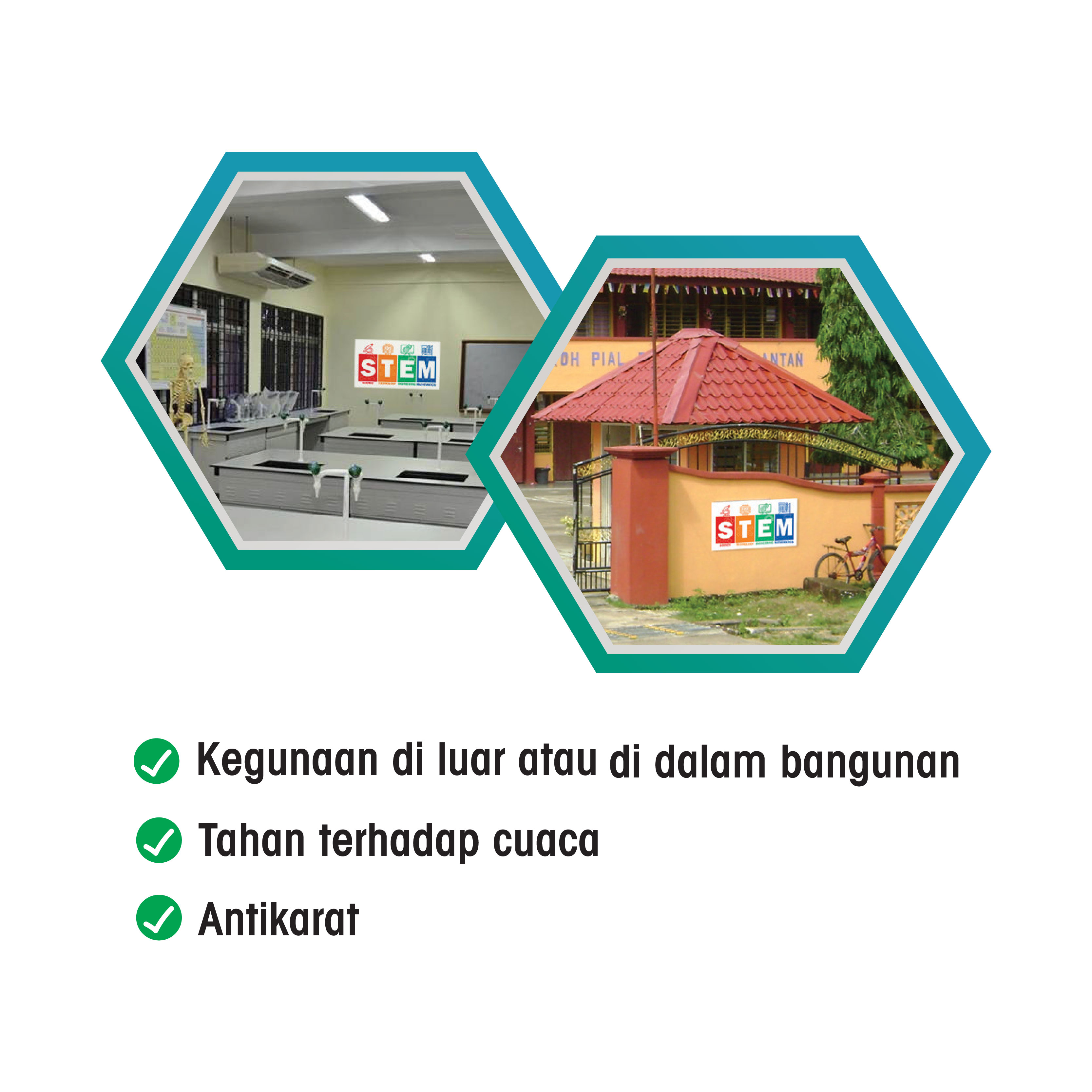 Papan Tanda Pendidikan STEM (Science, Technology, Engineering, Mathematics) - Image 2