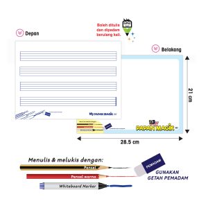 MyPapan Magik Pembelajaran Muzik - 音乐习写白板