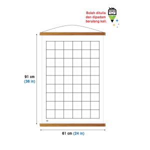 Papan Gulung Pengajaran Nombor - 可卷式数字教学白板