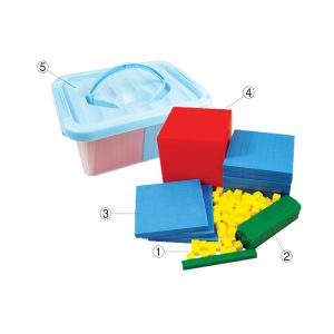 Set Blok Nilai Tempat & Nilai Digit - 数位与数值积木组套