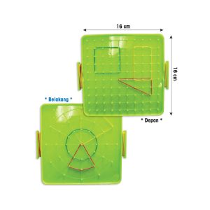 Papan Geo Dwimuka - 双面几何板