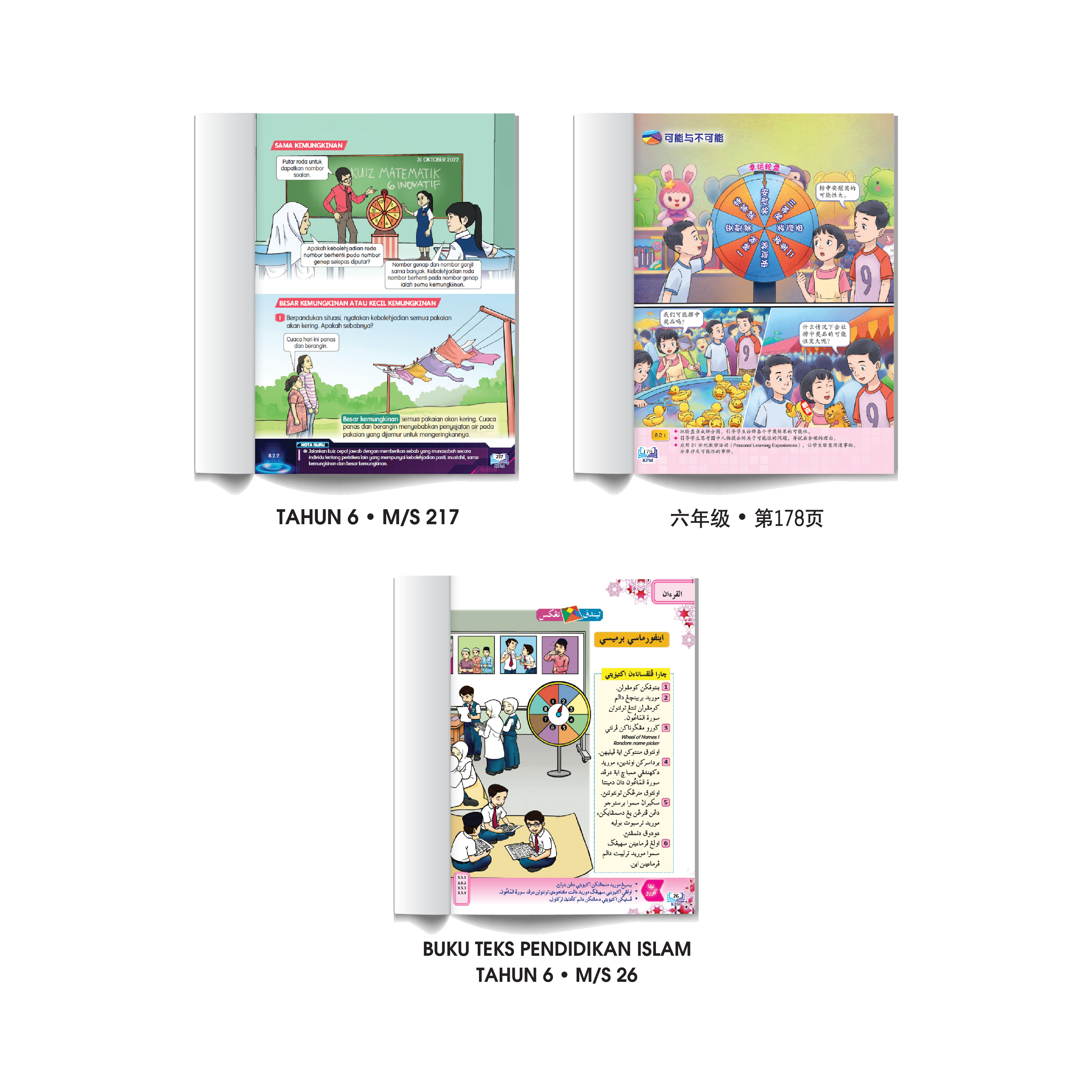 10 Bahagian Dwiwarna Berserta Nombor - 10 格 (双色+数字) - Image 2