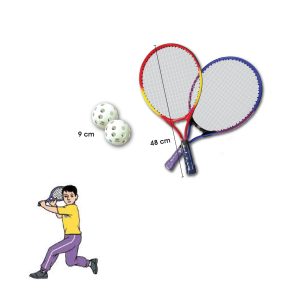 Set Tenis Junior Asas - 基本网球练习套 (初学版) - Basic Junior Tennis Set