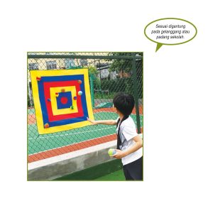 Papan Damak Kain - 布制投掷靶 - Fabric Dart Board
