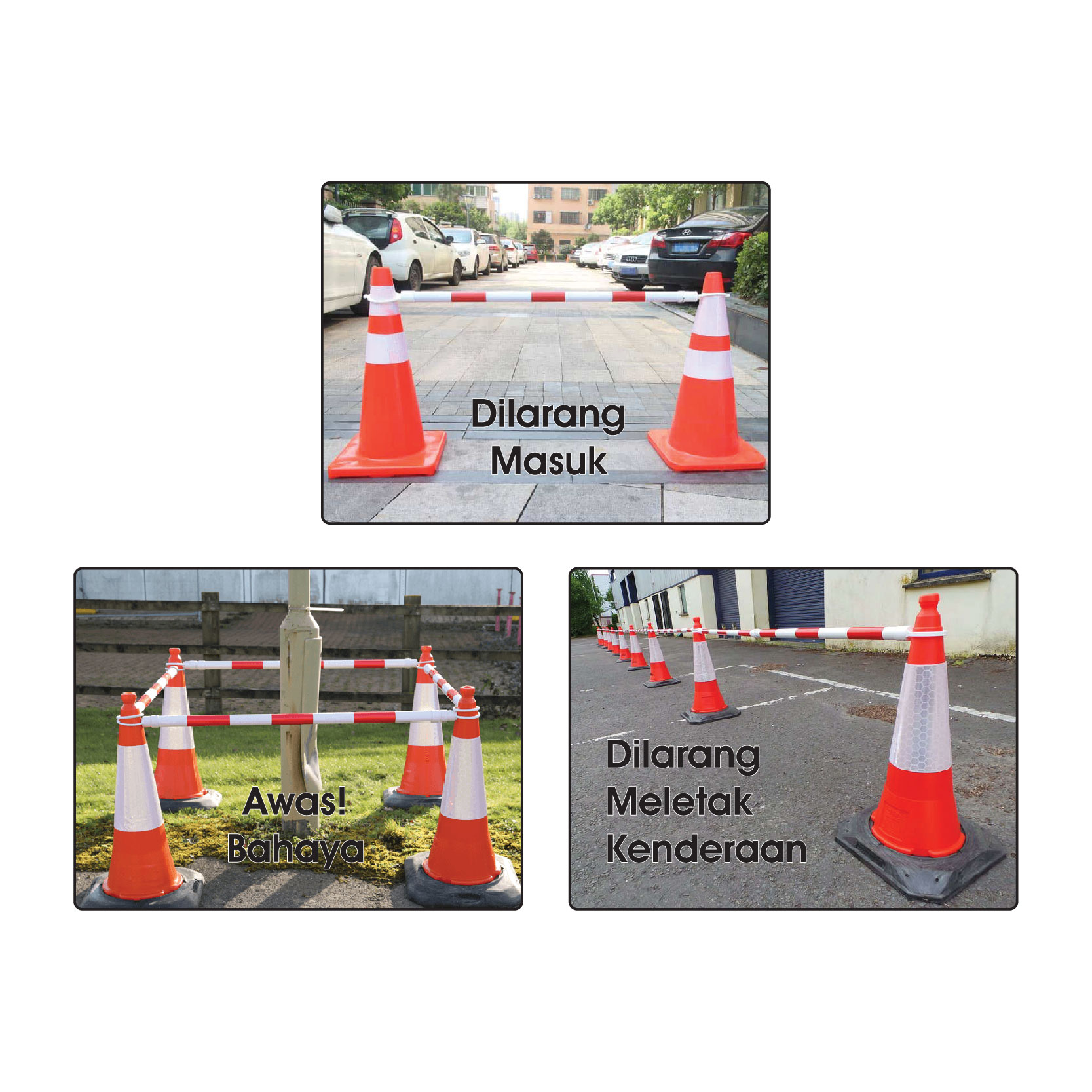 Palang Kon Boleh Dilaras - 可伸缩训练锥连接杆 - Retractable Cone Bar - Image 3