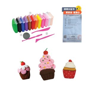 Set Penghasilan Magnet Kek Cawan - 杯子蛋糕磁铁材料包