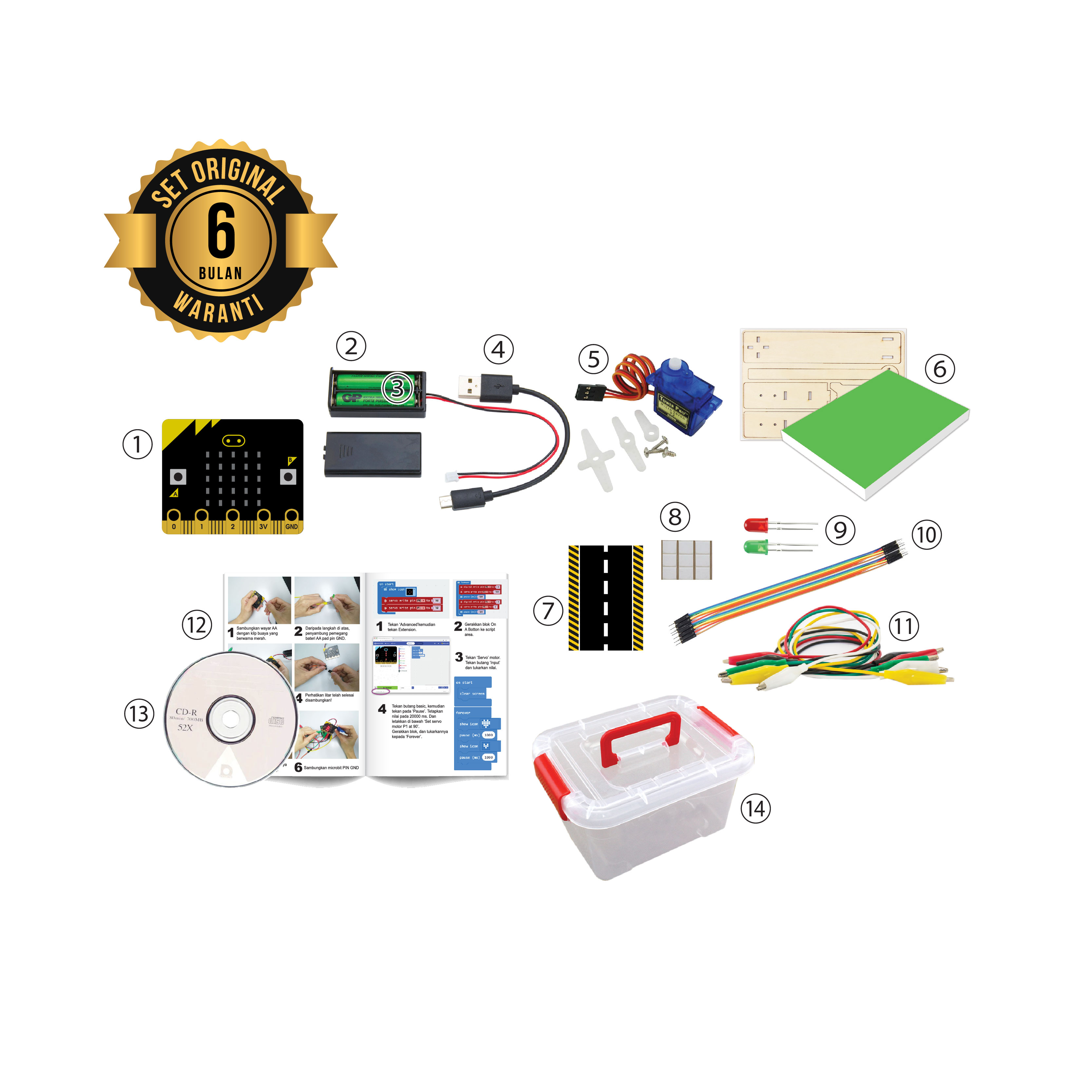 Kit Model Pagar Automatik micro:bit - micro:bit 自动道匣模型 - Image 2