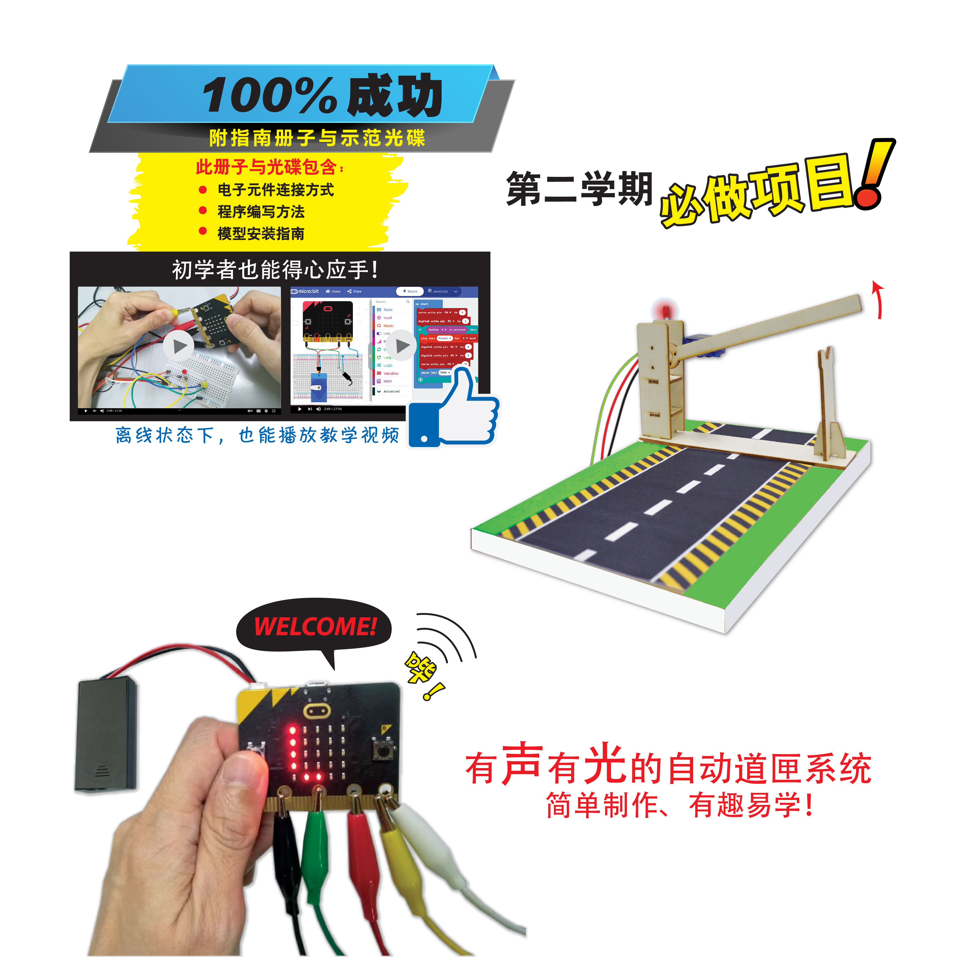Kit Model Pagar Automatik micro:bit - micro:bit 自动道匣模型 - Image 3