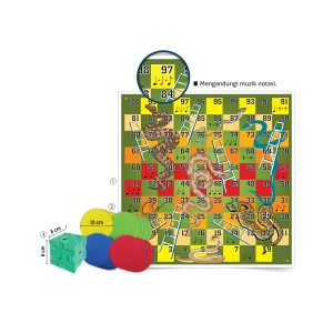 Snakes and Ladders (with music notes)