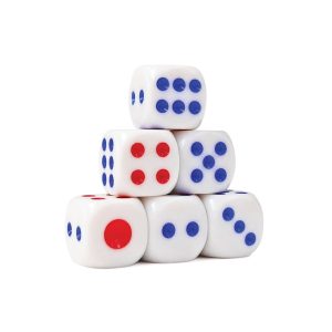 Dadu 6 sisi - 6面骰子