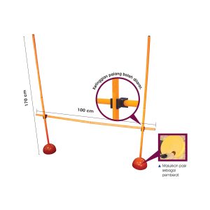 Palang Silang Boleh Laras - 可调整式横杆 - Adjustable Cross Bar