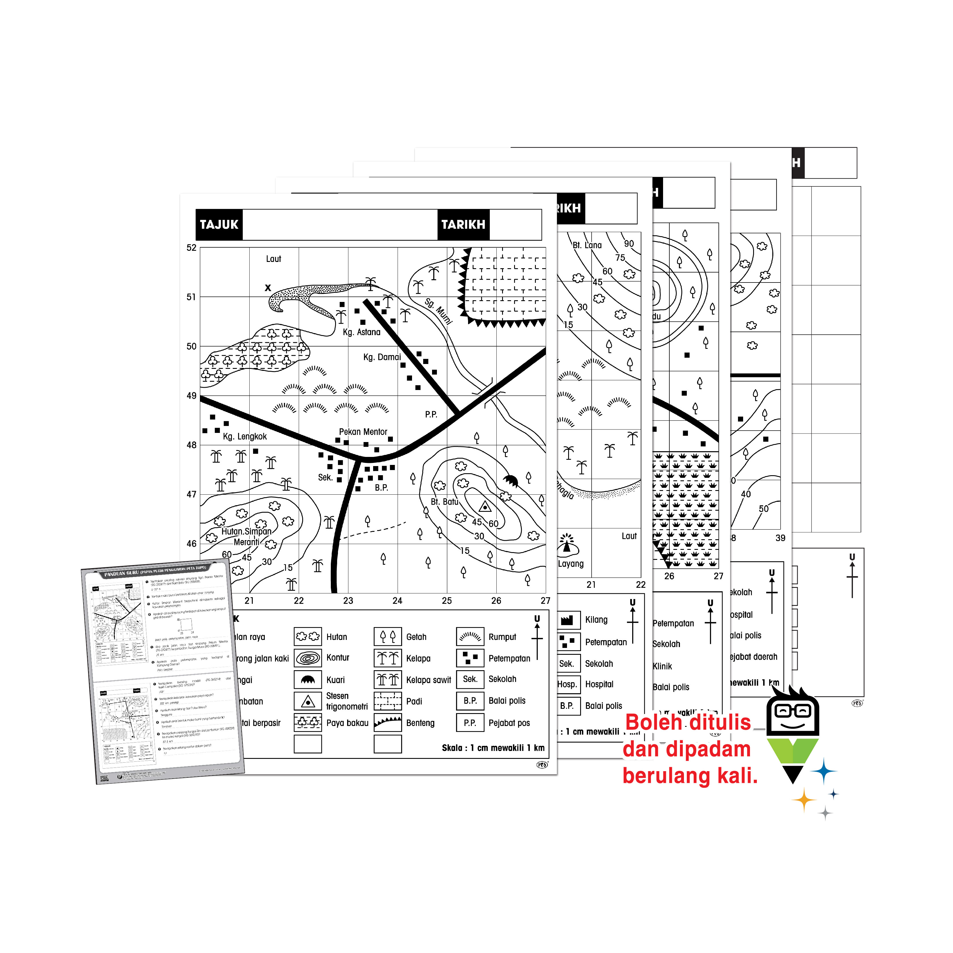 Set Pengajaran Peta Topografi