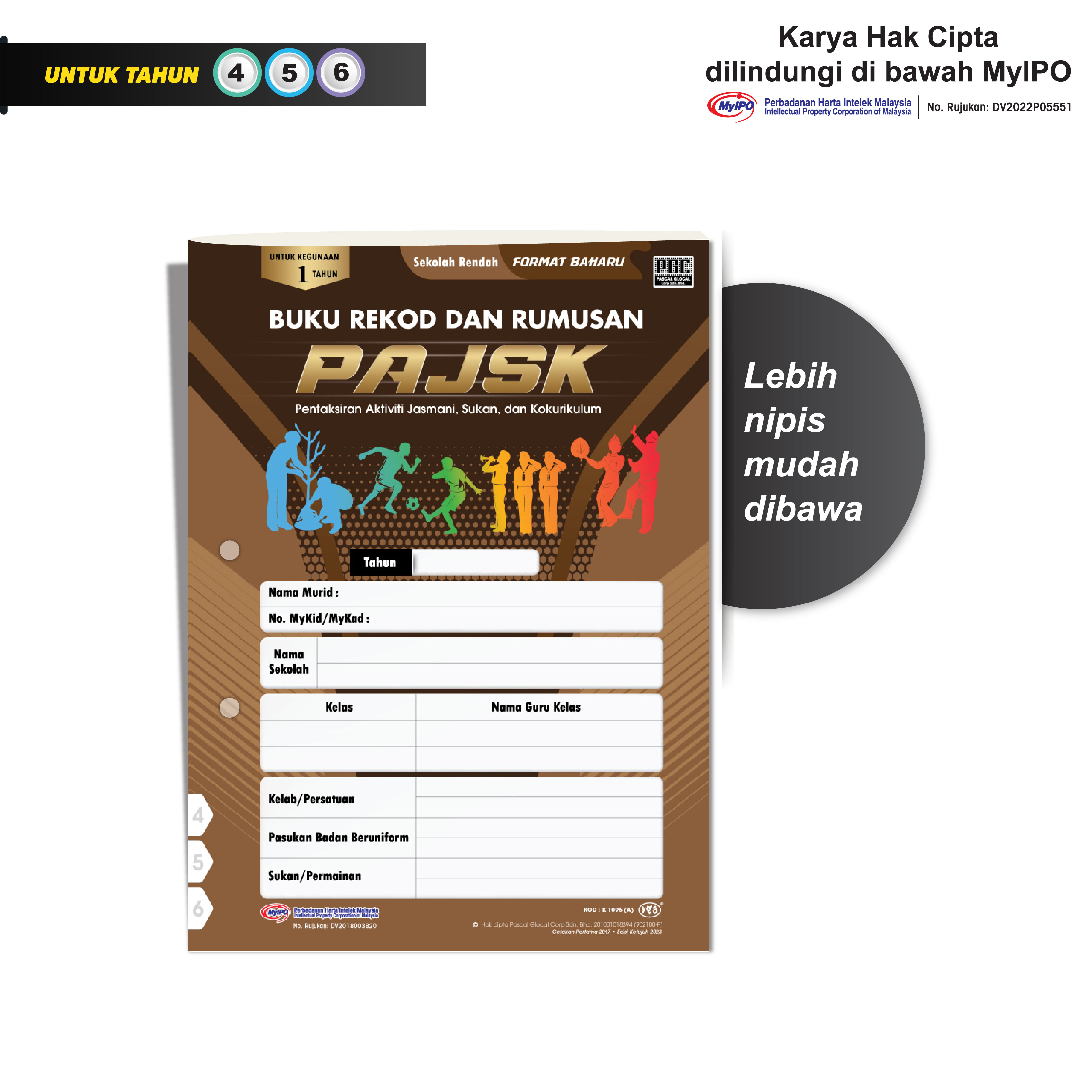 Buku PAJSK (untuk kegunaan 1 tahun)