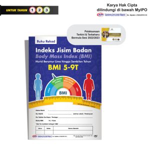 Buku Rekod BMI 5-9T (untuk kegunaan 1 tahun)