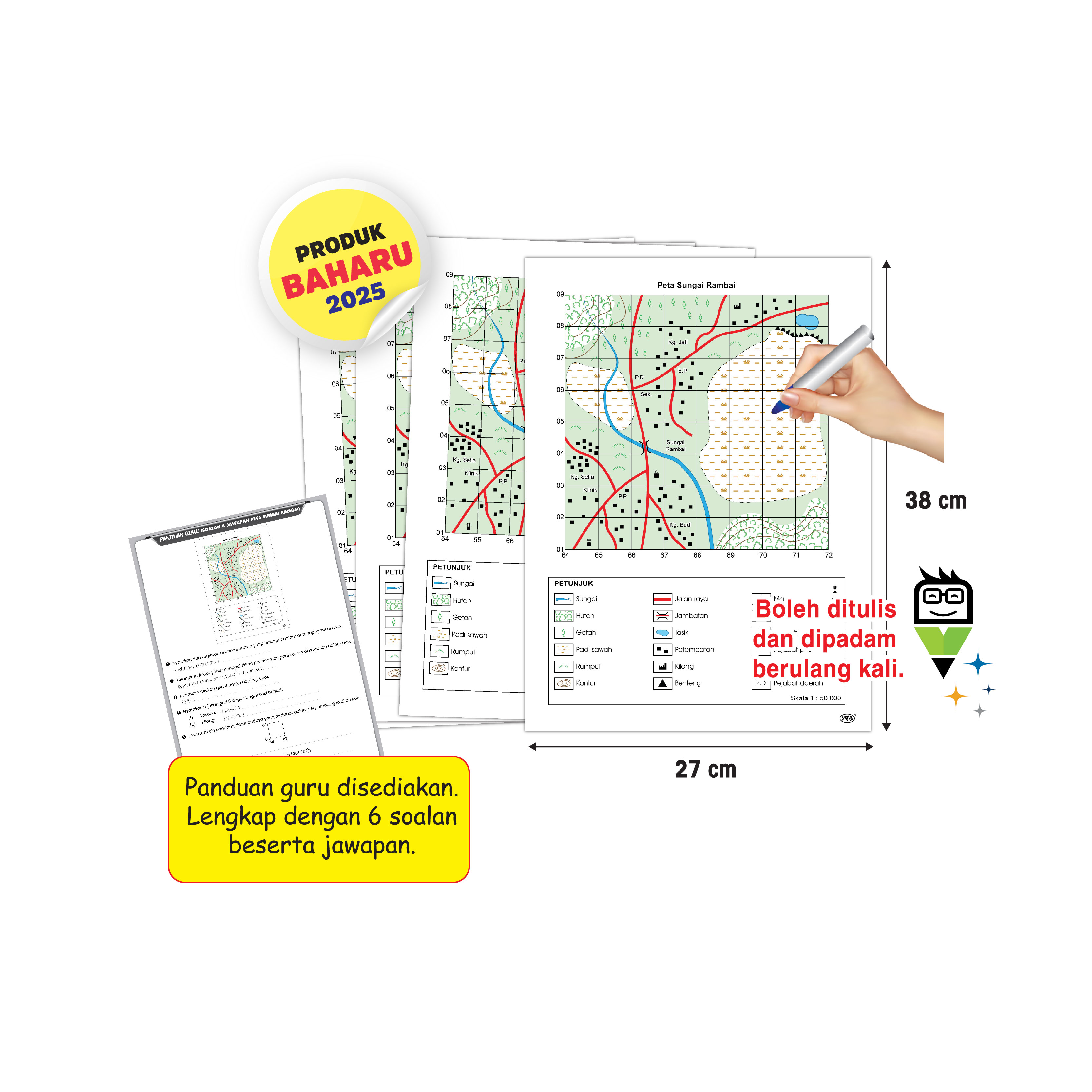 Kadbod Pembelajaran Peta Topografi Sungai Rambai