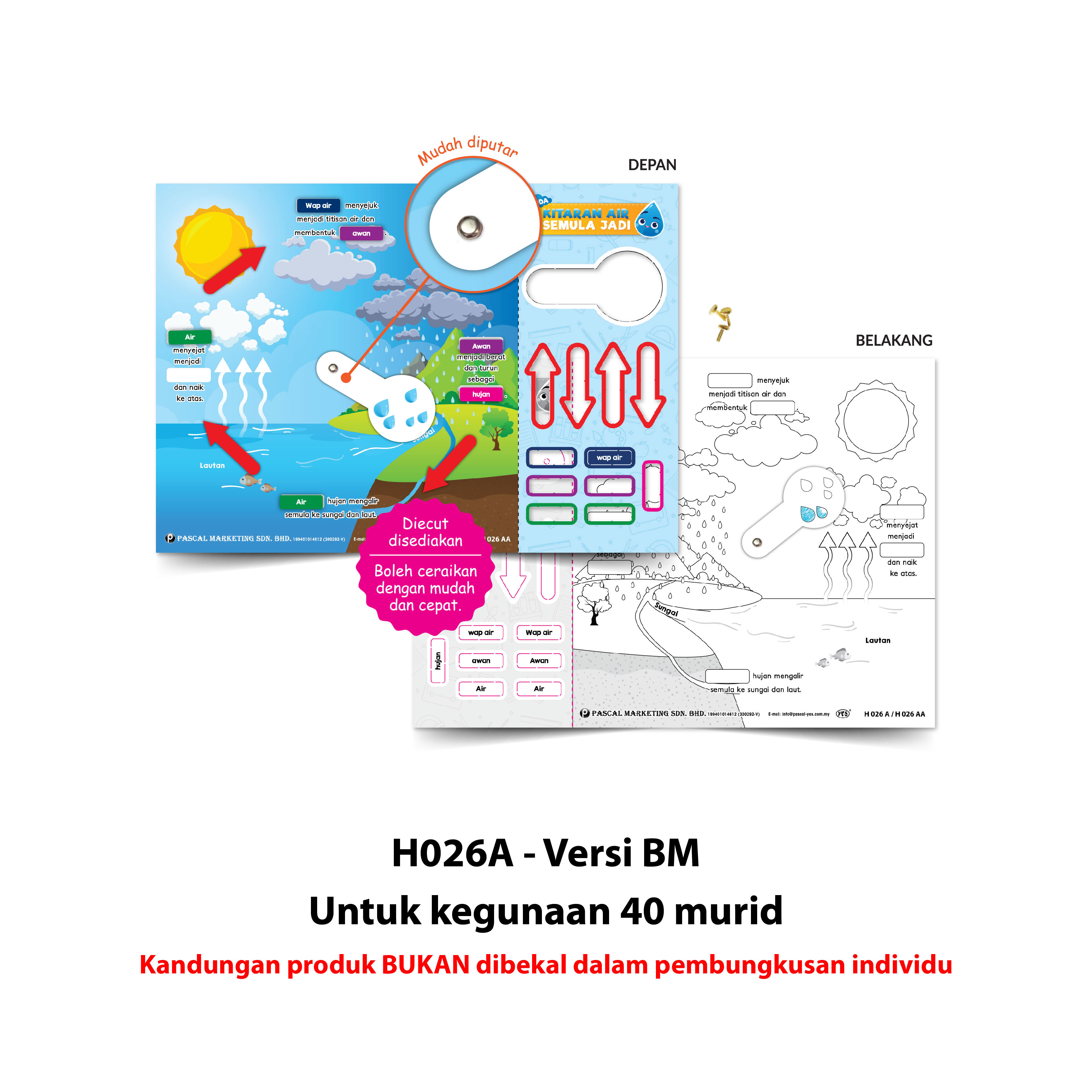 Roda Kitaran Air Semula Jadi - 自然界中水的循环转盘 - Image 4