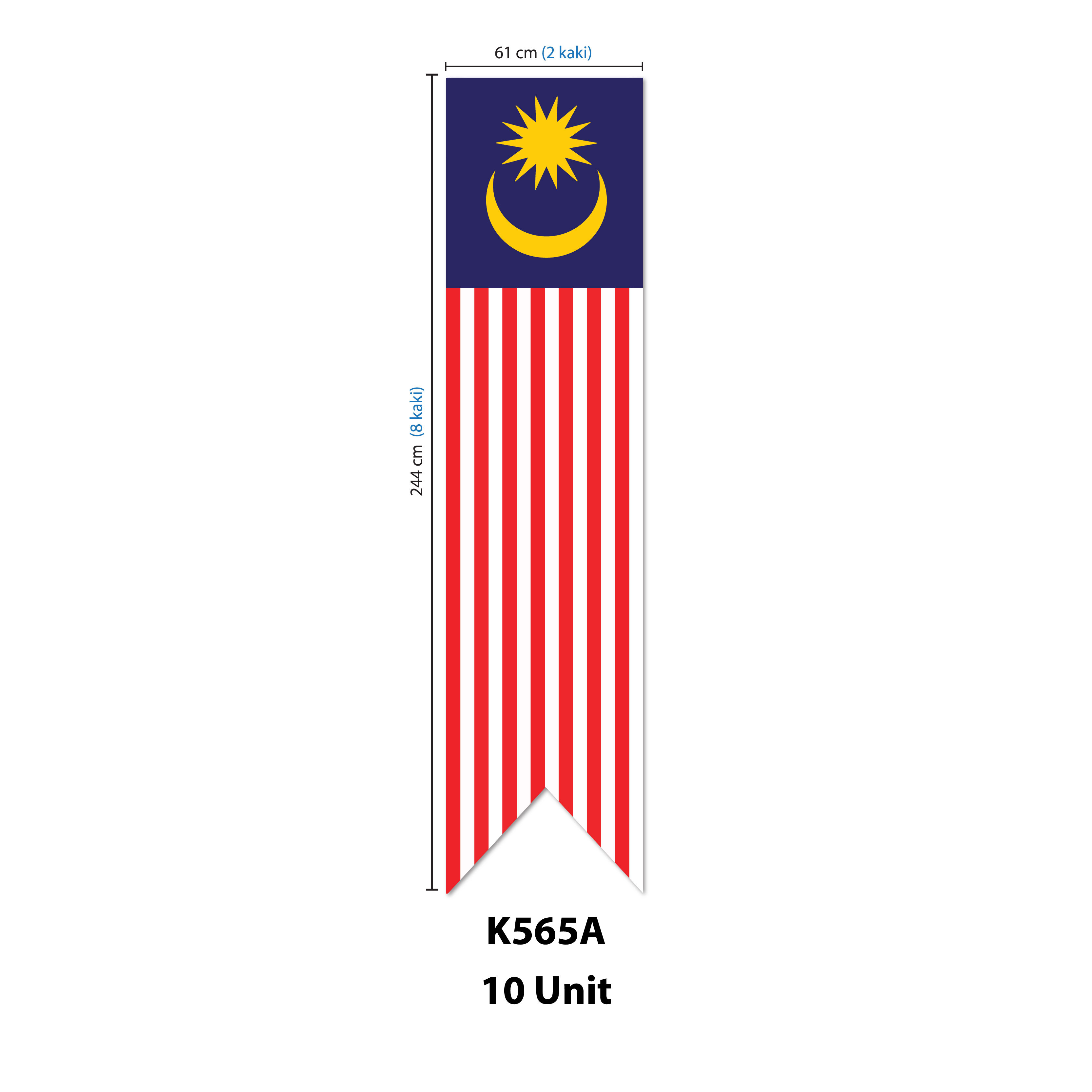 Banner Malaysia (Bendera Jenis Gegantung) - Image 4